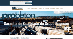 Desktop Screenshot of engeconfundacoes.com.br